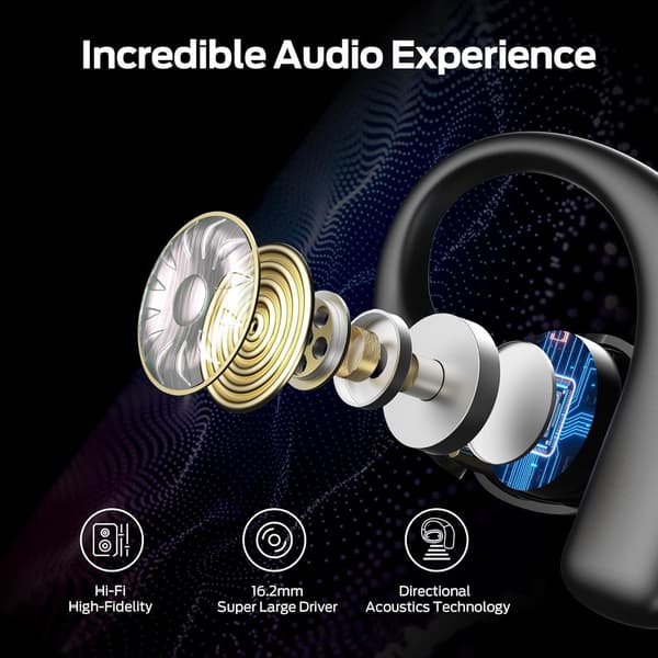 Monster Open Ear AC311 Bluetooth-headset svart svart
