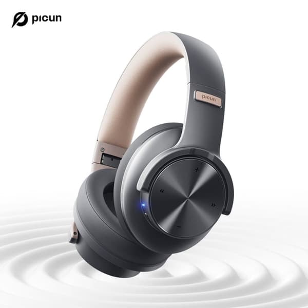 Picun B8 Grå-guldfärgad headset Bluetooth-hörlurar grå