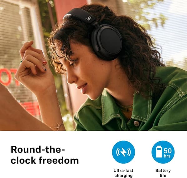SENNHEISER ACCENTUM PLUS HÖRLURAR SVART svart