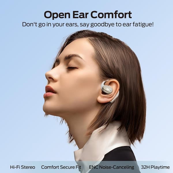 Monster Open Ear AC311 Bluetooth-headset vitt vit