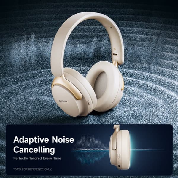 Picun NC60 Pro Dagsljusvit Headset Bluetooth-hörlurar beige