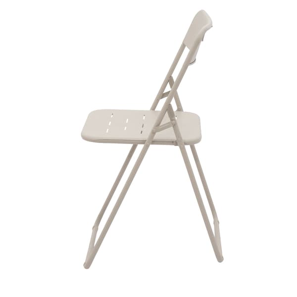 HOMAIRE Utemöbelset 3-del, vikbart bistroset i beige stål Beige