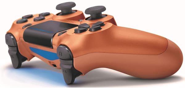 Handkontroll DoubleShock Trådlös för Play-station 4 bronsfärgad brun