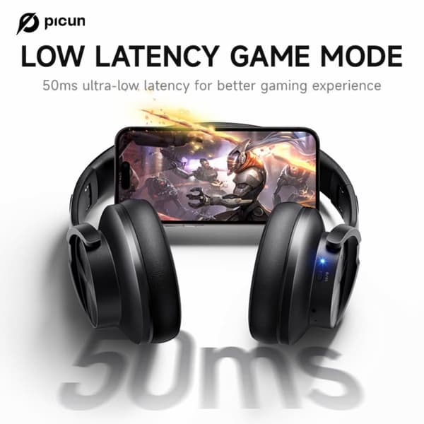Picun B8 Lila headset Bluetooth-hörlurar lila