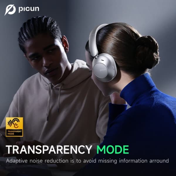Picun F6 rosa headset Bluetooth-hörlurar rosa