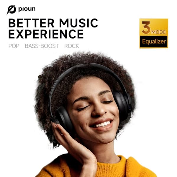 Picun B8 Grå-guldfärgad headset Bluetooth-hörlurar grå