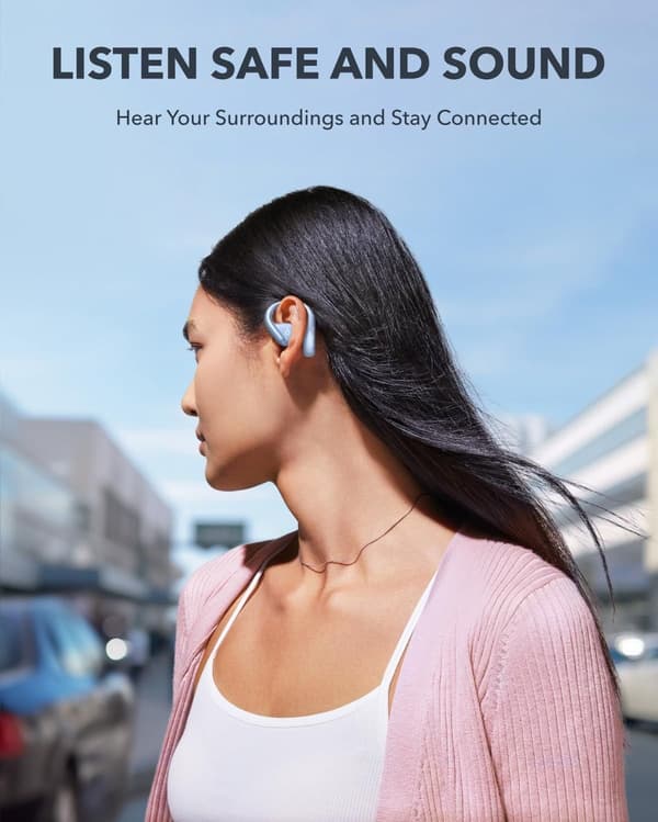 anker Soundcore AeroFit Sport Bluetooth Hörlurar Blå blå