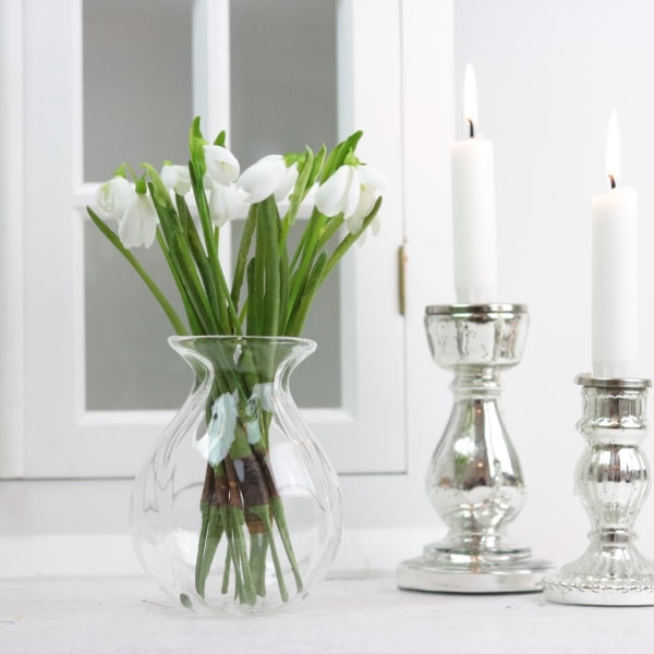 A Lot Decoration - Vas Glas Praline 14 cm Natur