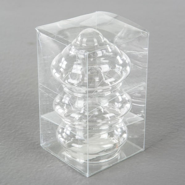 A Lot Decoration - Dekoration Flytkopp Glas 7x5cm 6-pack Natur