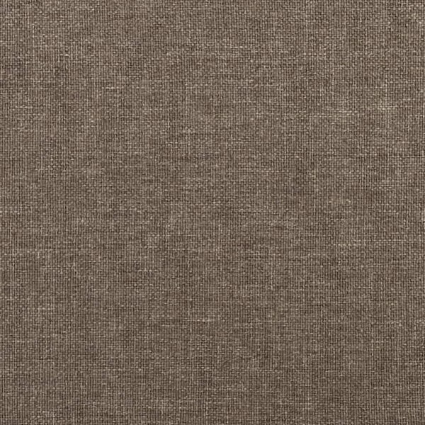 Sittbänk taupe 70x35x41 cm tyg Default Title