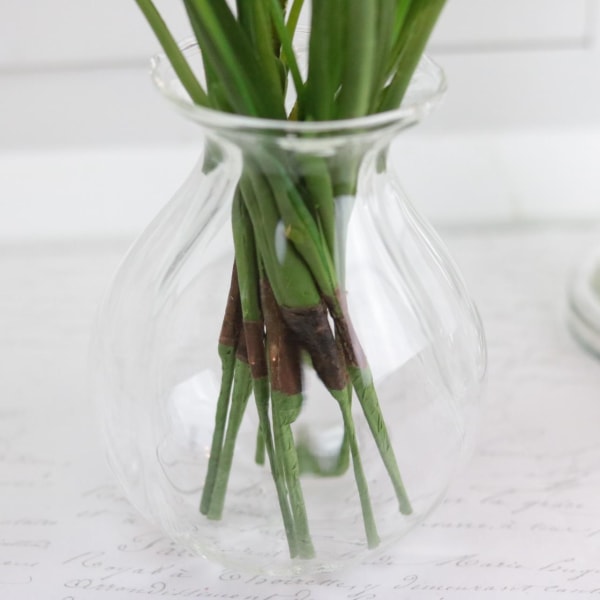 A Lot Decoration - Vas Glas Praline 14 cm Natur