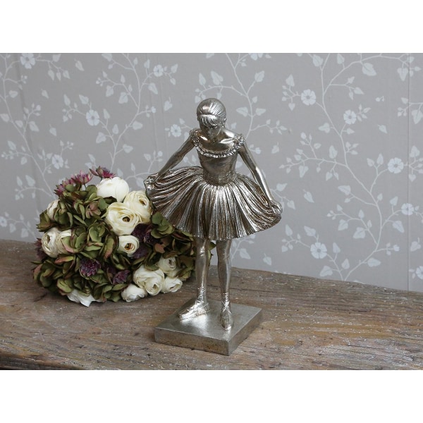 Dekoration Ballerina H39 / L23 / B13 cm antik silver