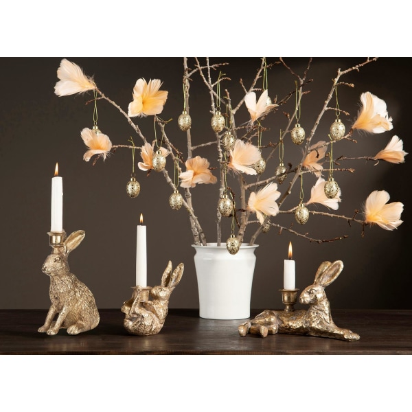A Lot Decoration - Ljusstake Hare Sittande Poly