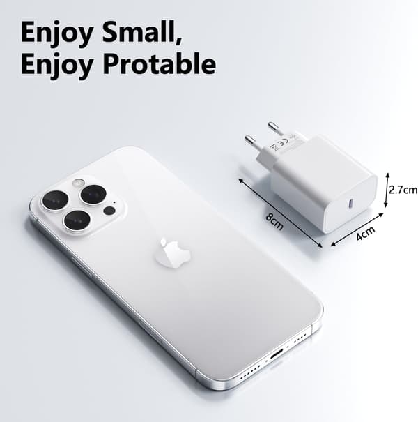 iPhone laddningsadapter 4-pack 20w adaptrar snabbladdningsadapter