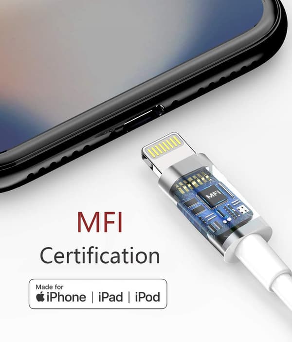 iPhone laddare kabel 3 packs 1M snabbladdare för iPhone 12,13,14
