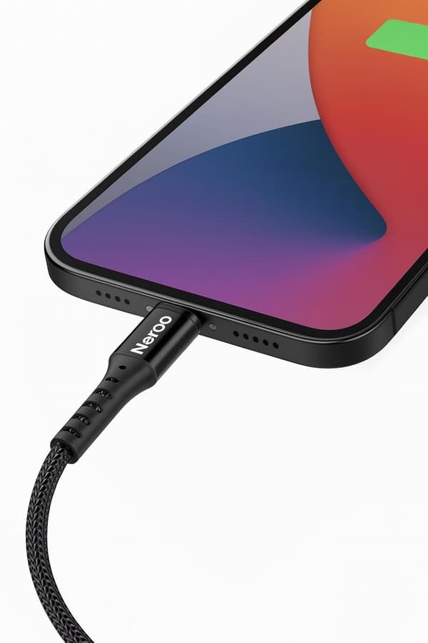 iPhone laddare NEROO  USB-C till USB-C Kabel för iPhone 15,16,17, Samsung Xiaomi – 3-Pack