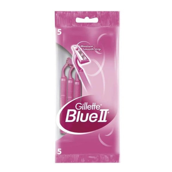 Gillette Blue II engangsbarberknive kvinde 5pak