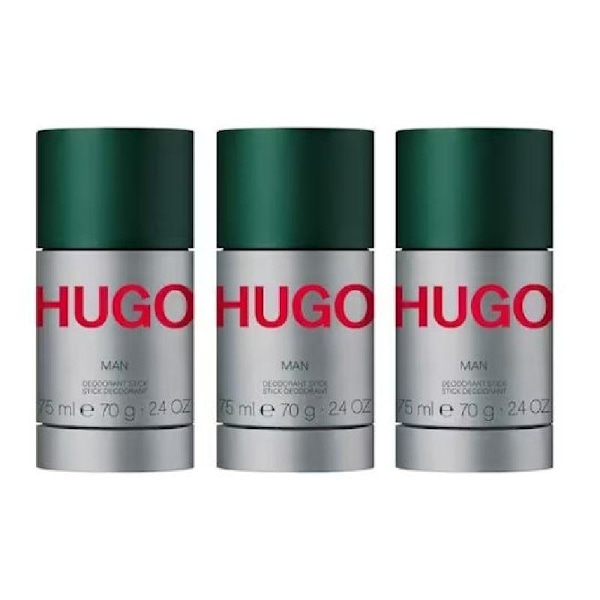 Hugo Boss Deostick Man 75ml – 3-pack deodorant för män med fräsch maskulin doft