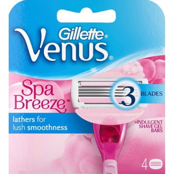 Gillette Venus Spa Breeze Blades 4-pak