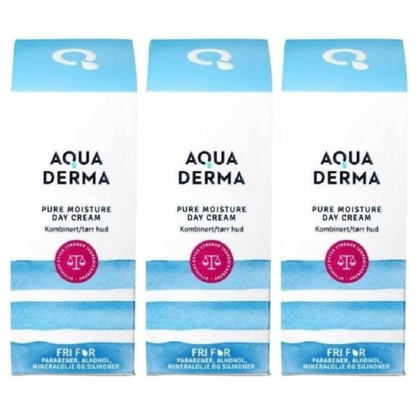 Aqua Derma Pure Moisture Day Cream 50 ml 3 kpl