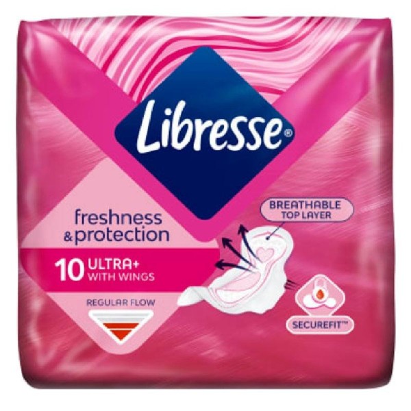 Libresse Invisible Ultra Thin Normal 10 pakke