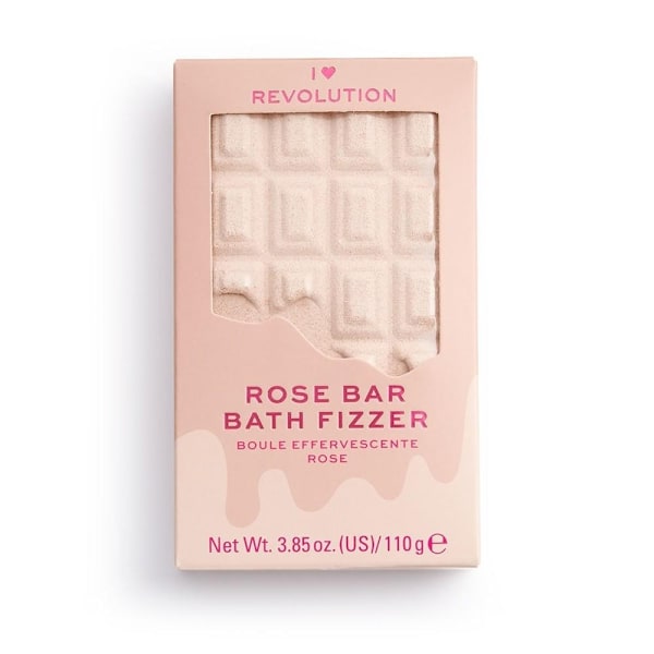 Makeup Revolution Bath I Heart Chocolate Bar Bath Fizzer Rose 110 Gr