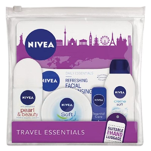Nivea Travel Kit Essentials pakolliset tavarat