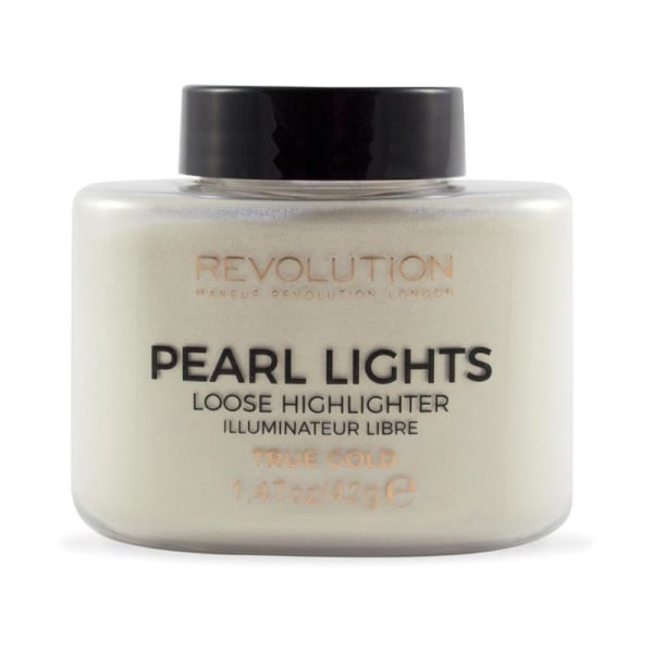 Makeup Revolution Face Pearl Lights Loose Highlighter - Ægte guld