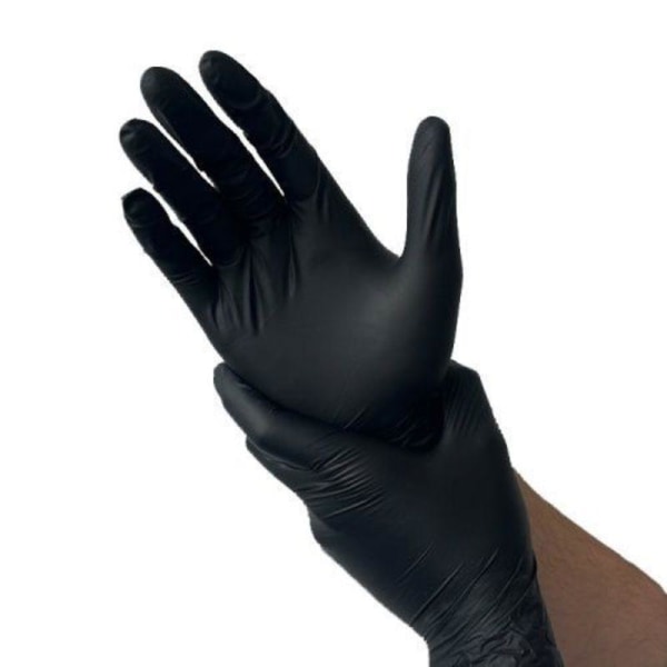 Kingfa Medical Nitrile Gloves Koko Extra Large Musta