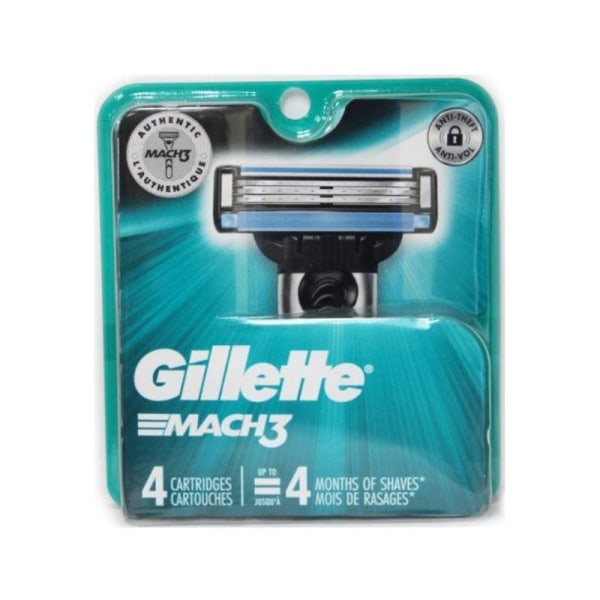 Gillette Mach 3 4 kpl partakoneen teriä
