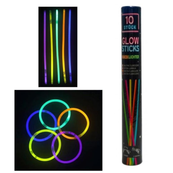 Glow Sticks Setti 10 kpl 20cm
