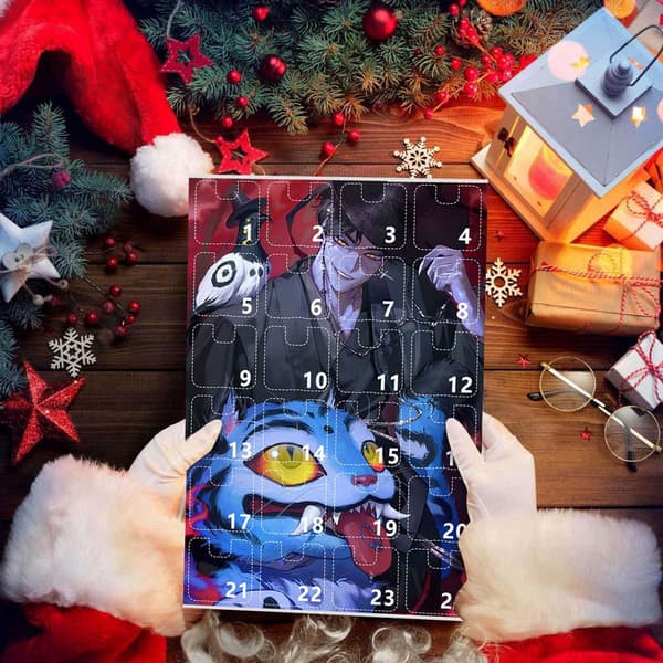 2025 Kpop Devil Hunter Julekalender Juletræspynt Akrylvedhæng