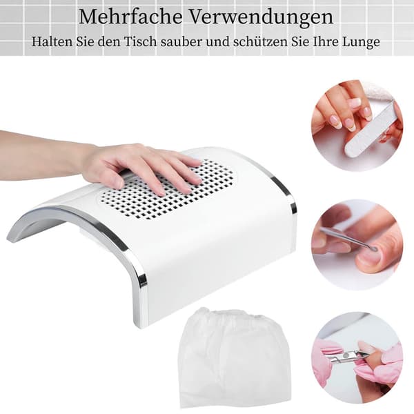 Støvopsamler til Manicure lilla