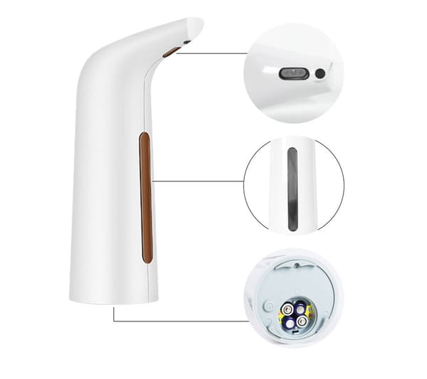 Automatic Liquid Soap Dispenser Touchless Soap Dispenser 400ML White
