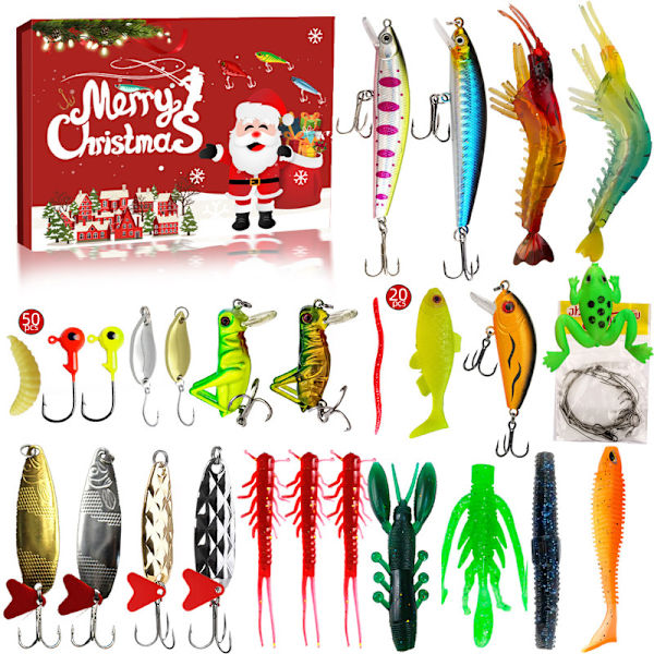 Lollanda Fiskekalender 2025 – 24-dages Julekalender og Adventskalender ...