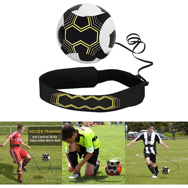 Elastisk træningsbånd til fodbold Gul/Sort SZ1