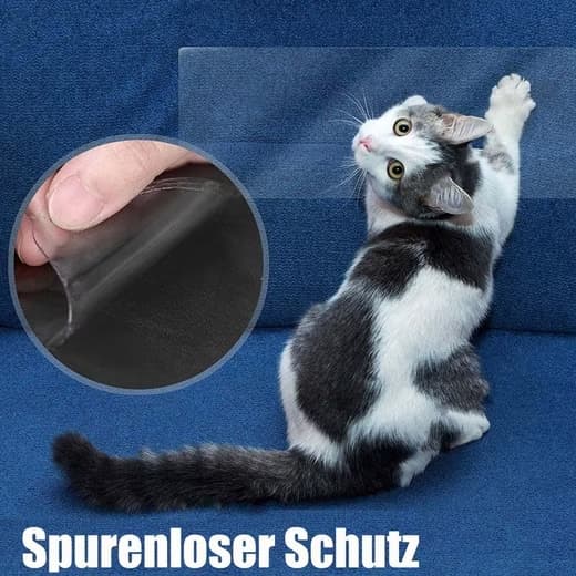 Transparent Sofabeskyttelse Mod Rivemærker, Møbelbeskyttelse Til Kat Og Hund 30cmx300cm