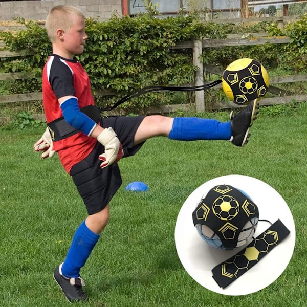 Elastisk træningsbånd til fodbold Gul/Sort SZ3