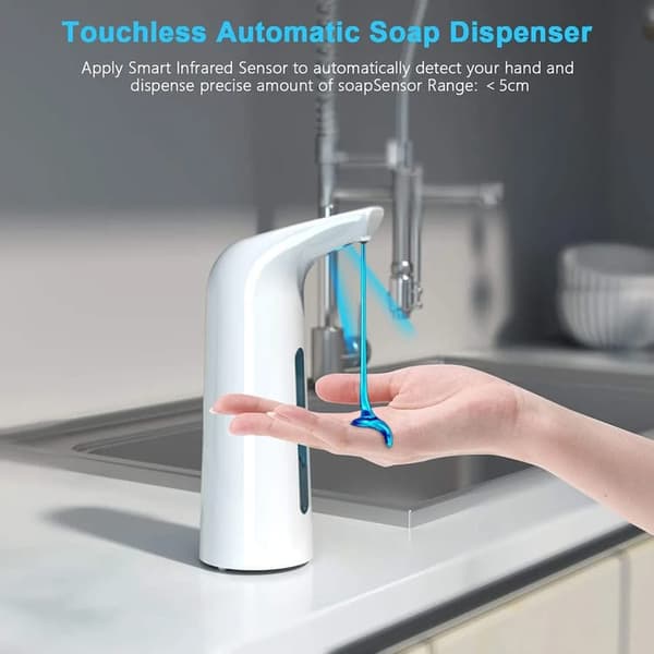 Automatic Liquid Soap Dispenser Touchless Soap Dispenser 400ML White