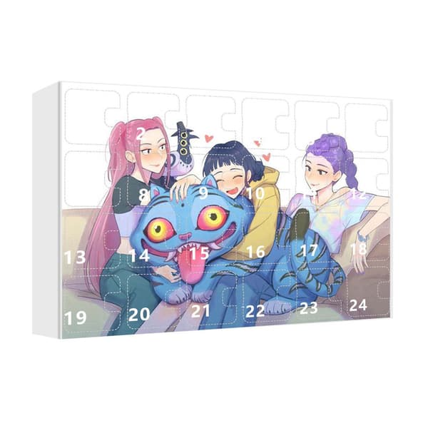 2025 Kpop Devil Hunter Julekalender Juletræspynt Akrylvedhæng