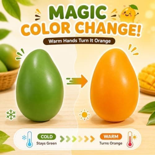 Rapea Mango Squishy Asmr Helmellä Täytetty, Hitaasti Kohoava Puristeltava Mango 2-st, Mango