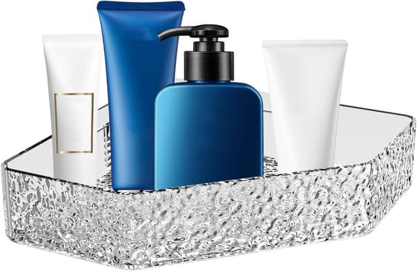 Brusehylde uden boring – Hængende bruseopbevaring til shampoo, sæbe og flasker – Badeværelseshylde til opbevaring