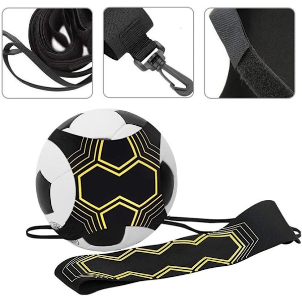 Elastisk træningsbånd til fodbold Gul/Sort SZ1