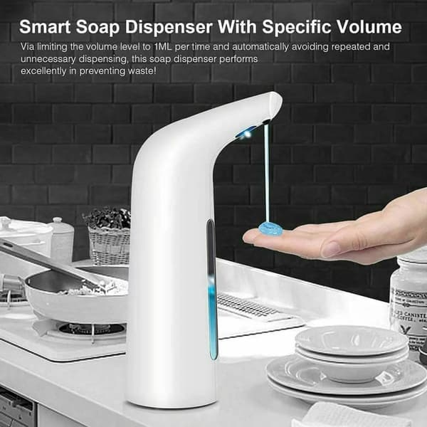 Automatic Liquid Soap Dispenser Touchless Soap Dispenser 400ML White