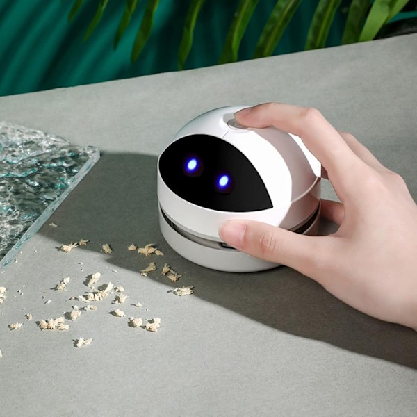 Langaton mini kannettava pölynimuri, USB-ladattava, suuri imuteho murujen puhdistukseen, koti