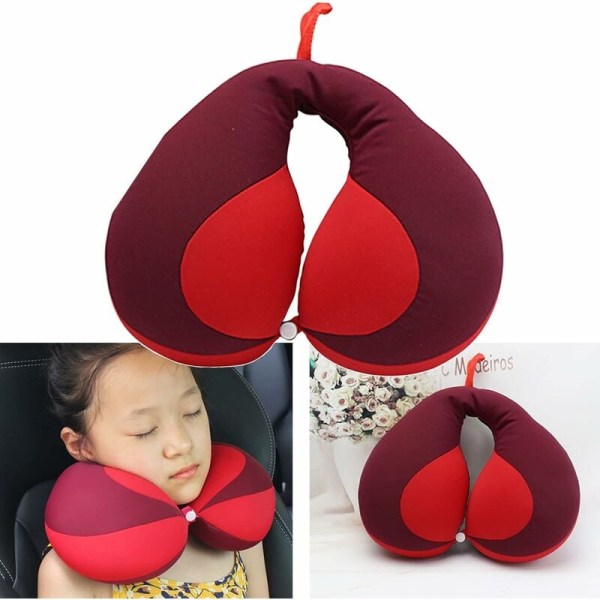 Travel Pillow for Kids, Remarkable Support for Head, Chin, Neck - U-Shaped Pillow for Kids and Toddlers - Relax and Sleep Deeply Anytime - Grow Rich