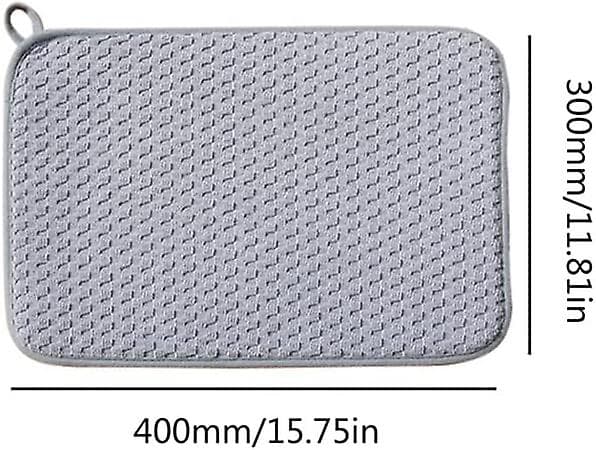 2-pack diskställsmatta i mikrofiber, absorberande diskställsmatta för diskbänk i köket
