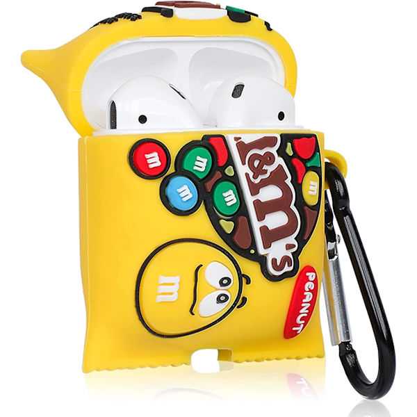 Til Airpod 2/1 Etui Mad Design Cover Til Airpods Silikon Etuier Air Pods Sød Sjov Tegneserie 3d Kawaii Sjov Blød Designer Unik Mode Cool Smuk Fo