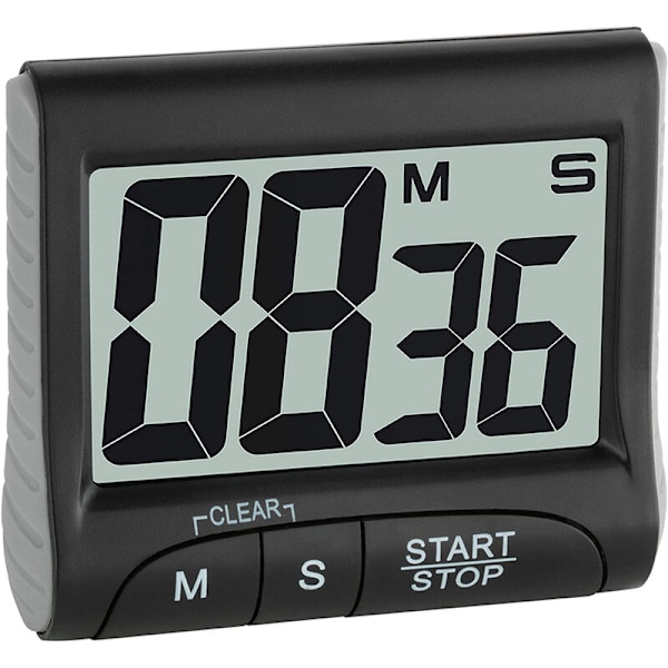 Display køkken timer magnetisk høj alarm på et reb madlavning timer til køkkenlærere studerende spil børnemøder, sort