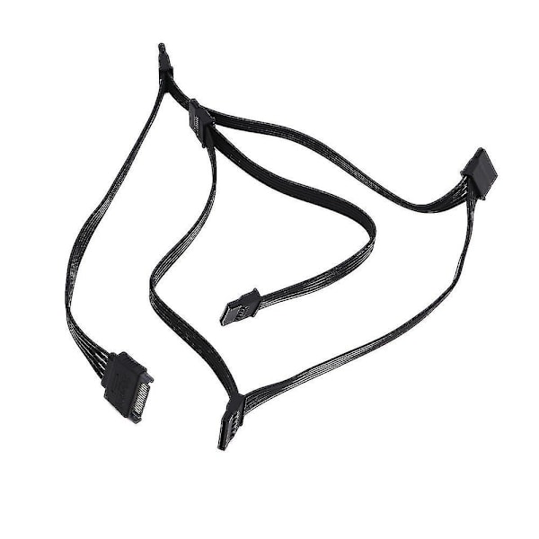 Strömfördelare 1 till 5 Sata för hårddisk Splitterkabel Sata Adapterkabel 15 stift Adap-2